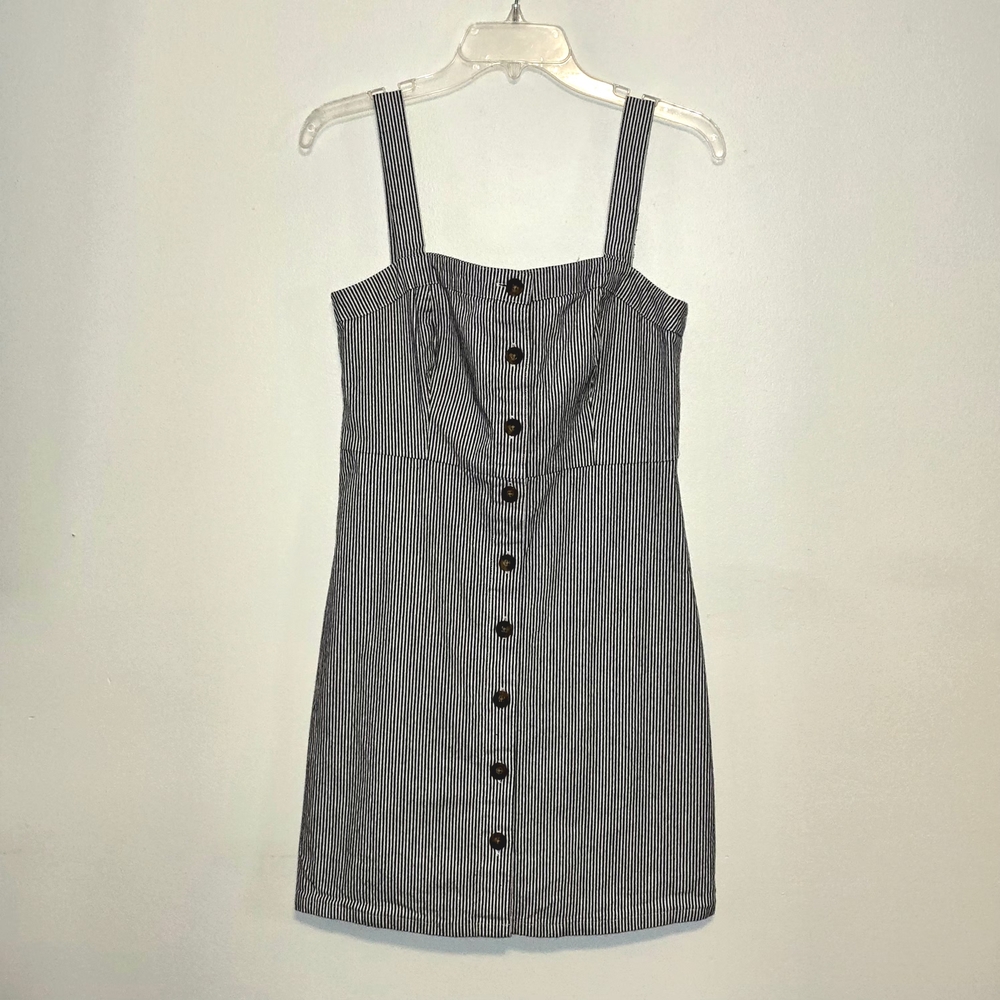 Hollister Monochrome Striped Mini Dress Size Medium
